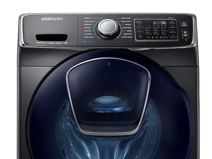 SAMSUNG WF45K6500AV 4.5 cu. ft. Smart Front Load Washer with AddWash TM in Black Stainless Steel