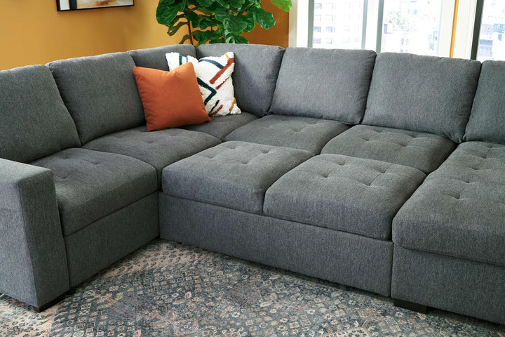 ASHLEY FURNITURE 26606S1 Millcoe 3-piece Sectional With Pop Up Bed