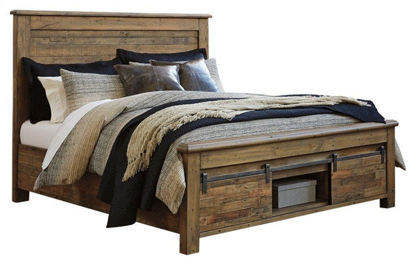 ASHLEY FURNITURE B775B4 Sommerford Queen Panel Bed With Storage