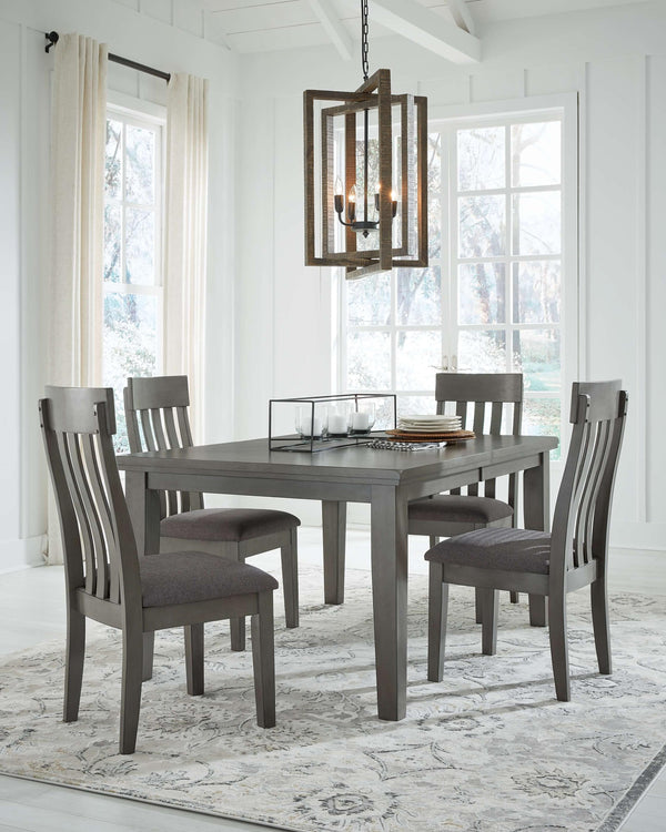 ASHLEY FURNITURE PKG011219 Dining Table and 4 Chairs