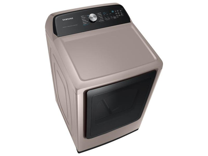 SAMSUNG DVE52A5500C 7.4 cu. ft. Smart Electric Dryer with Steam Sanitize+ in Champagne