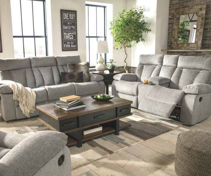 ASHLEY FURNITURE 7620489 Mitchiner Reclining Sofa With Drop Down Table