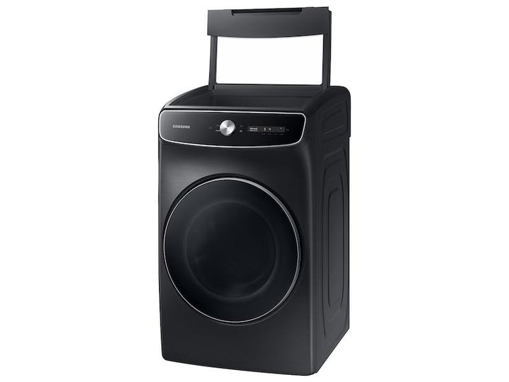 SAMSUNG DVE60A9900V 7.5 cu. ft. Smart Dial Electric Dryer with FlexDry TM and Super Speed Dry in Brushed Black