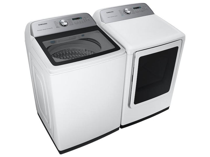 SAMSUNG DVE52A5500W 7.4 cu. ft. Smart Electric Dryer with Steam Sanitize+ in White