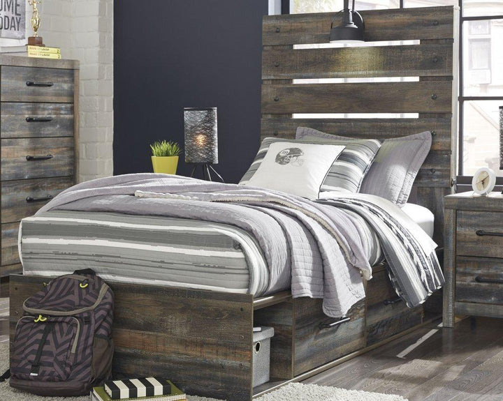 ASHLEY FURNITURE PKG003223 Twin Panel Bed With Mirrored Dresser