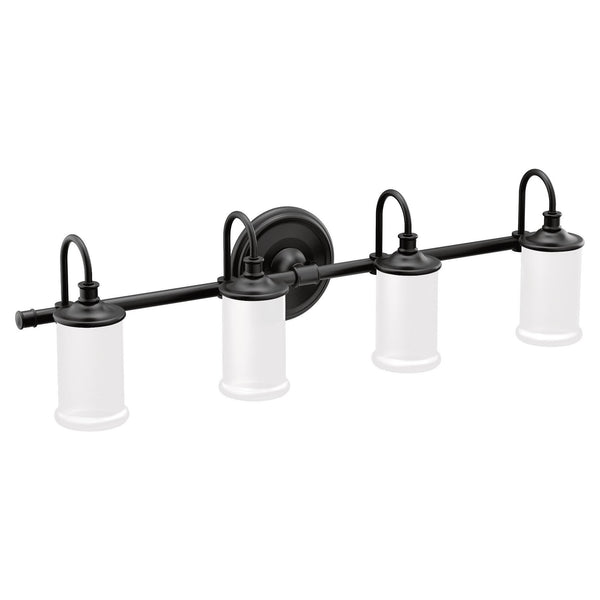 MOEN YB6464BL Belfield Matte black Bath Light