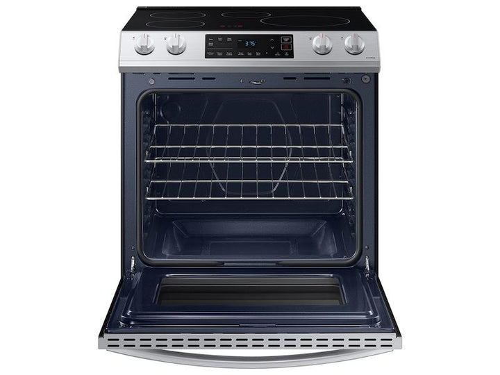 SAMSUNG NE63B8211SS 6.3 cu. ft. Smart Rapid Heat Induction Slide-in Range in Stainless Steel