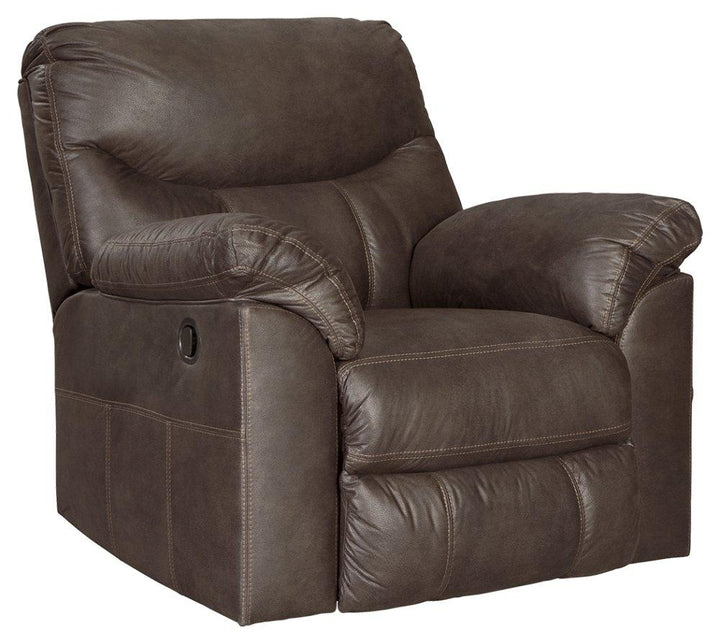 ASHLEY FURNITURE 33803U2 Boxberg Reclining Sofa and Loveseat With Recliner