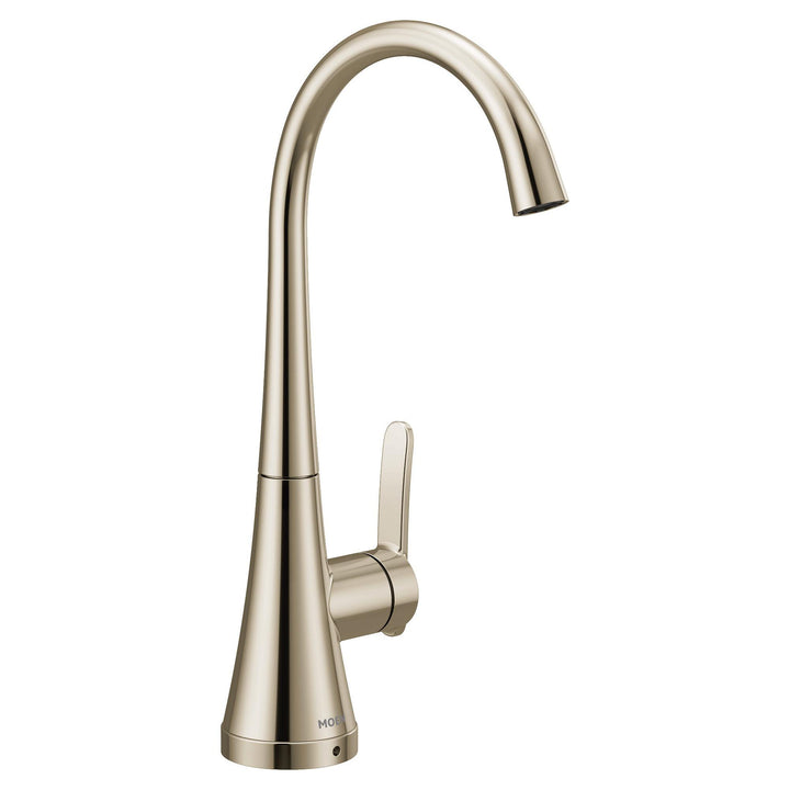 MOEN S5535NL Polished nickel one-handle high arc single mount beverage faucet