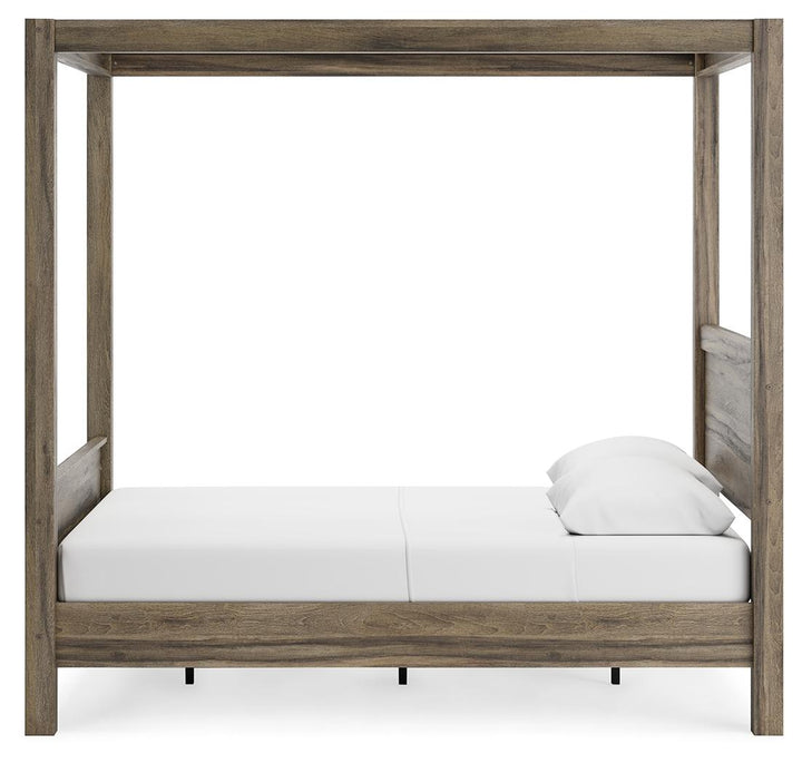 ASHLEY FURNITURE EB1104B3 Shallifer Queen Canopy Bed