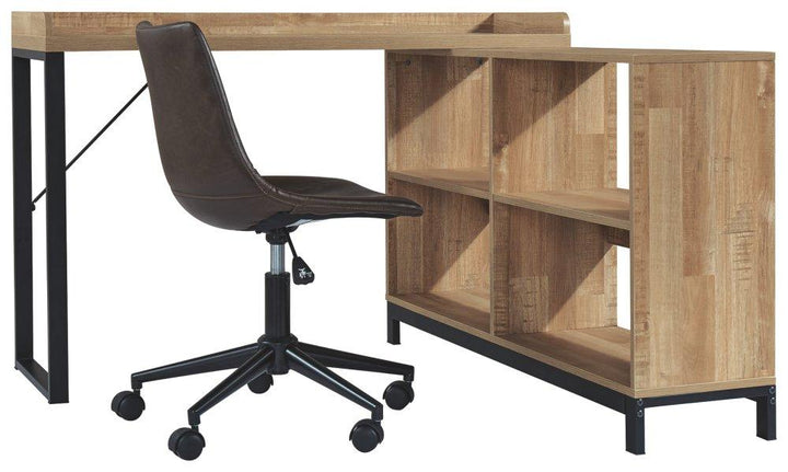 ASHLEY FURNITURE PKG008052 Home Office Desk With Chair