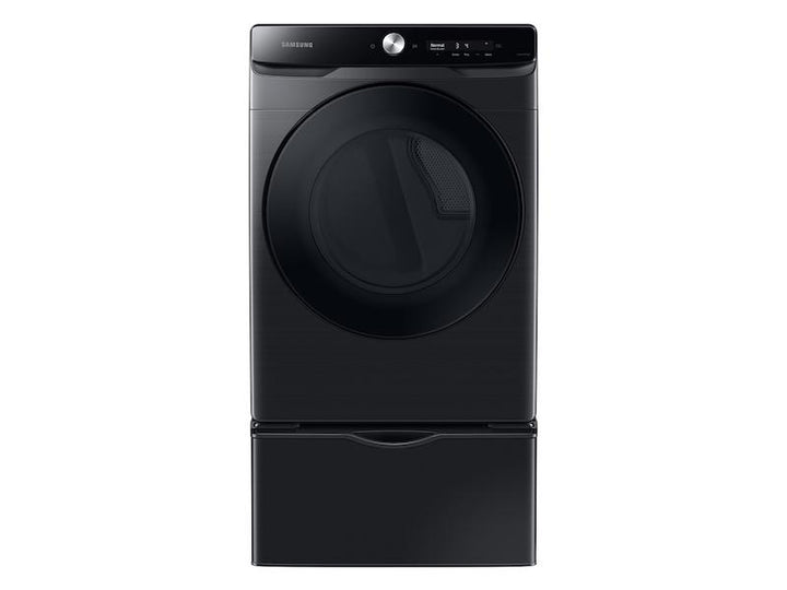 SAMSUNG DVE50A8600V 7.5 cu. ft. Smart Dial Electric Dryer with Super Speed Dry in Brushed Black