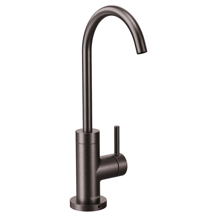 MOEN S5530BLS Sip Modern Black stainless one-handle high arc beverage faucet