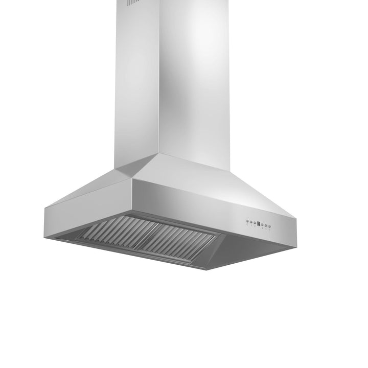 ZLINE KITCHEN AND BATH 697I36 ZLINE Ducted Island Mount Range Hood in Stainless Steel Size: 36 Inch