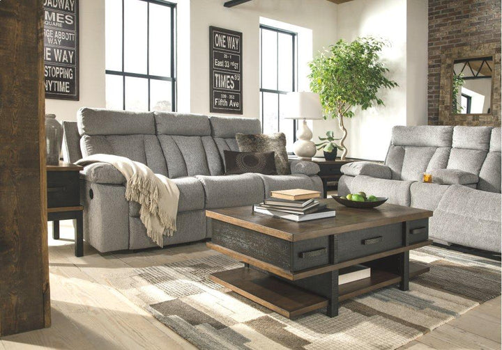 ASHLEY FURNITURE 7620489 Mitchiner Reclining Sofa With Drop Down Table