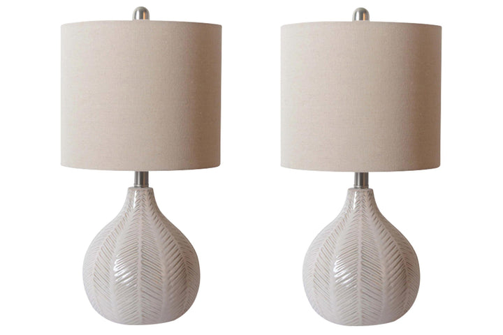 ASHLEY FURNITURE PKG010504 2-piece Table Lamp Set