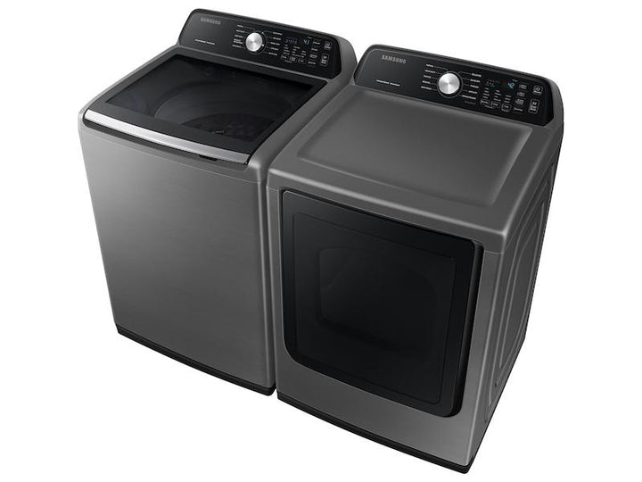 SAMSUNG DVE45T3400P 7.4 cu. ft. Electric Dryer with Sensor Dry in Platinum