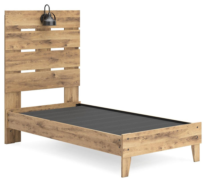 ASHLEY FURNITURE EB2712B6 Larstin Twin Panel Platform Bed