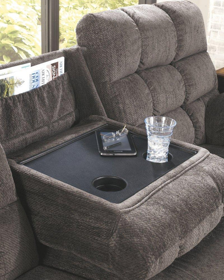 ASHLEY FURNITURE 5830089 Acieona Reclining Sofa With Drop Down Table