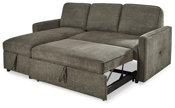 ASHLEY FURNITURE 26505S1 Kerle 2-piece Sectional With Pop Up Bed