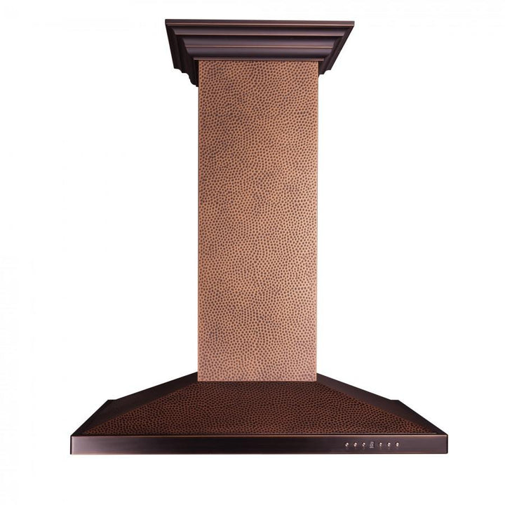 ZLINE KITCHEN AND BATH 8GL2HI30 ZLINE Designer Series Hand Hammered Copper Island Mount Range Hood Size: 30 Inch