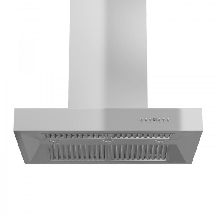 ZLINE KITCHEN AND BATH KECOMI30436 ZLINE Ducted Outdoor Island Mount Range Hood in Stainless Steel Size: 36 Inch