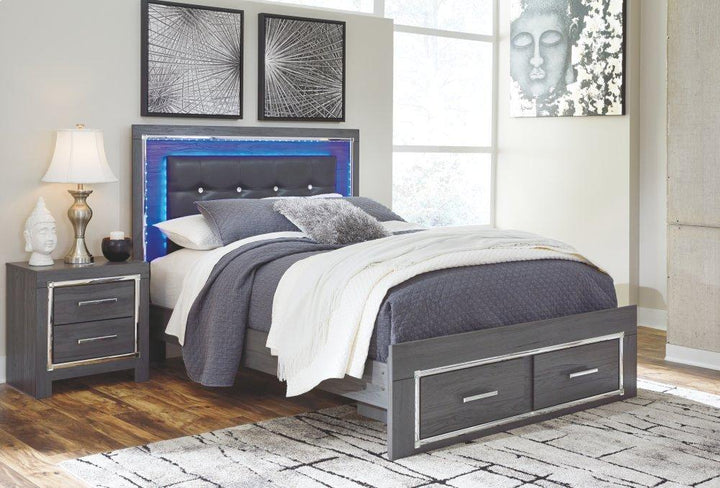ASHLEY FURNITURE PKG003581 Queen Panel Bed With 2 Storage Drawers With Dresser
