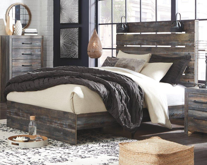 ASHLEY FURNITURE B211B4 Drystan Queen Panel Bed