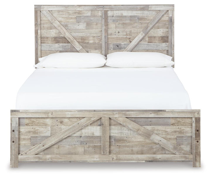 ASHLEY FURNITURE B3487B2 Hodanna Queen Crossbuck Panel Bed