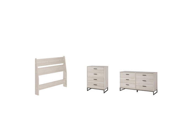 ASHLEY FURNITURE PKG009058 Twin Platform Bed With Dresser and Chest
