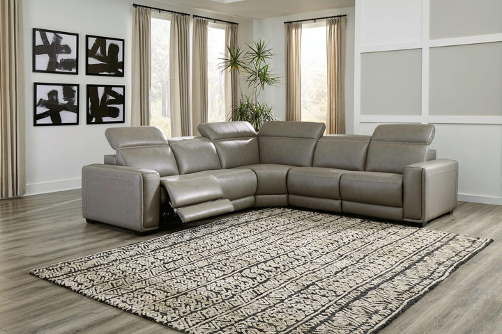 ASHLEY FURNITURE U94202S9 Correze 5-piece Power Reclining Sectional