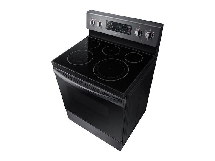 SAMSUNG NE59R4321SG 5.9 cu. ft. Freestanding Electric Range with Convection in Black Stainless Steel