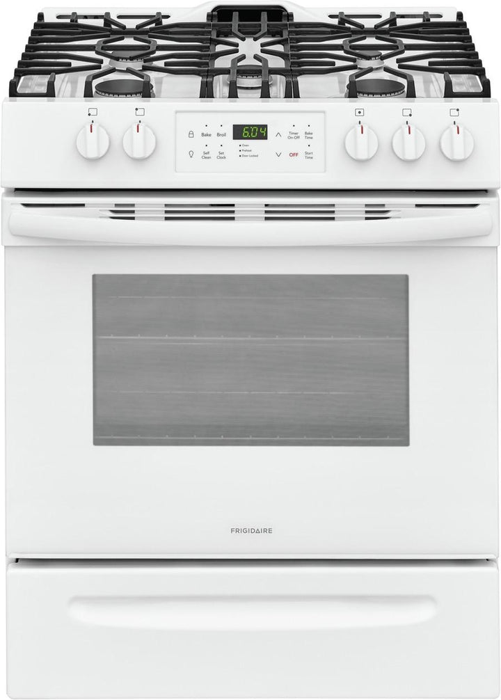 FRIGIDAIRE FFGH3054UW 30" Front Control Freestanding Gas Range