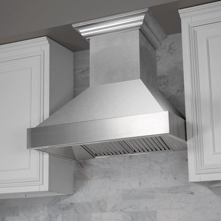 ZLINE KITCHEN AND BATH 8654SN30 ZLINE ZLINE DuraSnow Stainless Steel R Range Hood with DuraSnow R Shell Size: 30 Inch