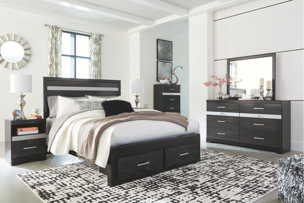 ASHLEY FURNITURE PKG007665 Queen Poster Bed With Mirrored Dresser and 2 Nightstands