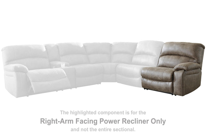 ASHLEY FURNITURE 3430362 Segburg Right-arm Facing Power Recliner