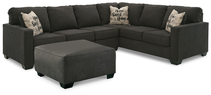 ASHLEY FURNITURE PKG013120 3-piece Sectional With Ottoman