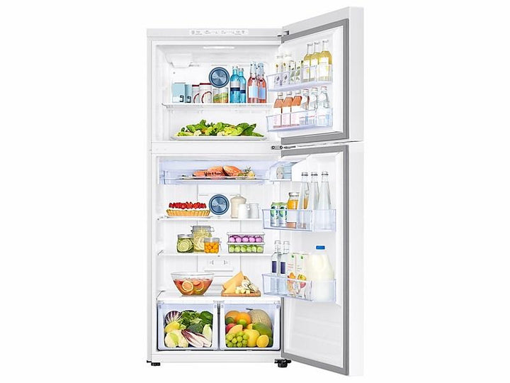 SAMSUNG RT18M6213WW 18 cu. ft. Top Freezer Refrigerator with FlexZone TM in White