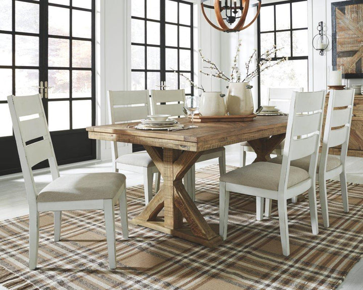 ASHLEY FURNITURE PKG000625 Dining Table and 6 Chairs