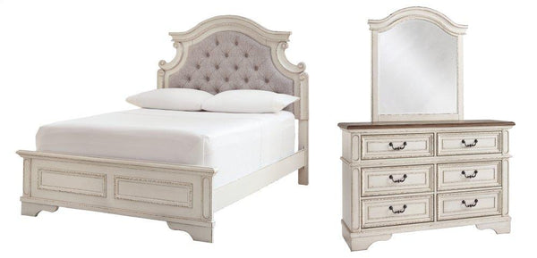 ASHLEY FURNITURE PKG006726 Full Panel Bed With Mirrored Dresser