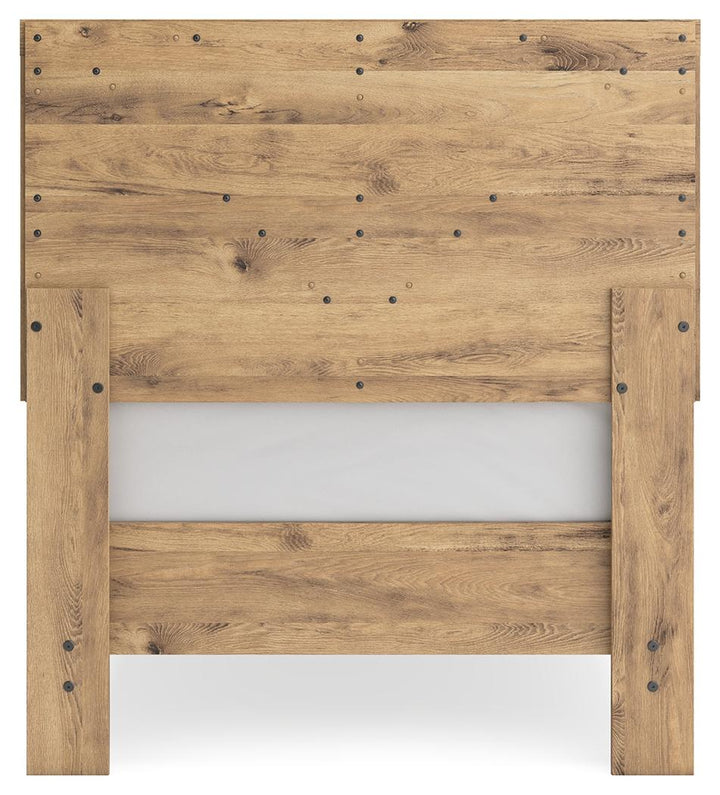 ASHLEY FURNITURE EB2712B1 Larstin Twin Crossbuck Panel Platform Bed