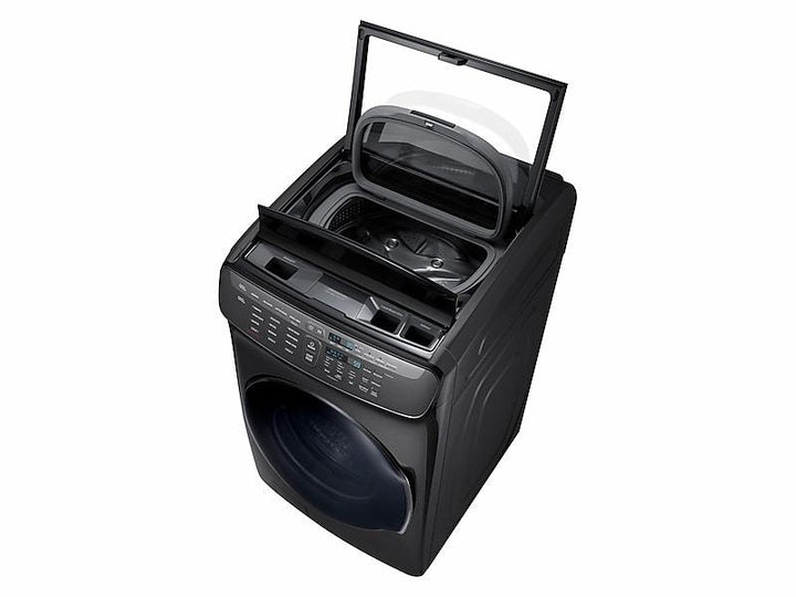 SAMSUNG WV55M9600AV 5.5 cu. ft. Smart Washer with FlexWash TM in Black Stainless Steel