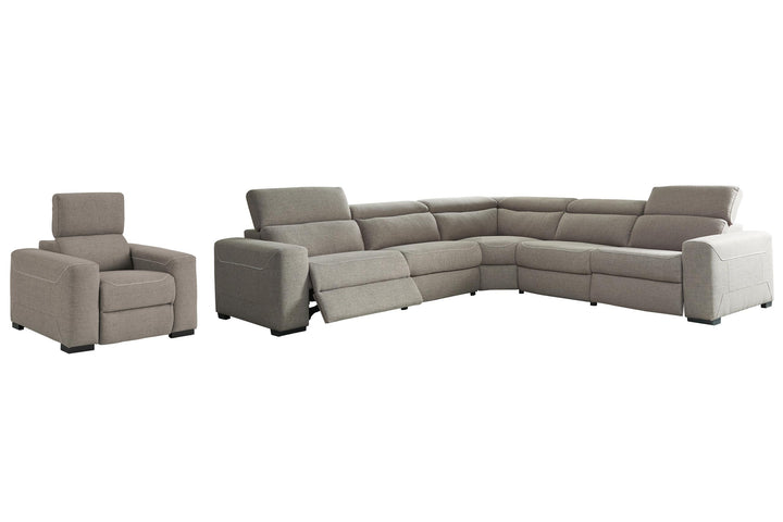 ASHLEY FURNITURE PKG011011 5-piece Sectional With Recliner