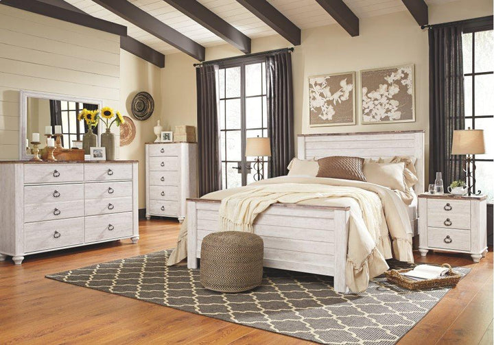 ASHLEY FURNITURE B267B8 Willowton Queen Panel Bed