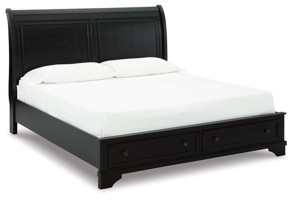ASHLEY FURNITURE B739B8 Chylanta King Sleigh Storage Bed