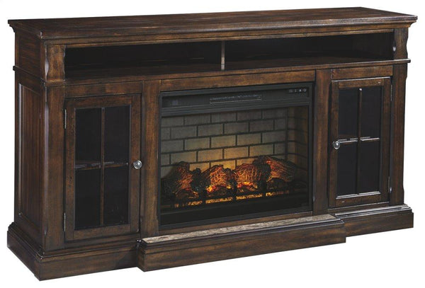 ASHLEY FURNITURE W701W8 Roddinton 72" TV Stand With Electric Fireplace