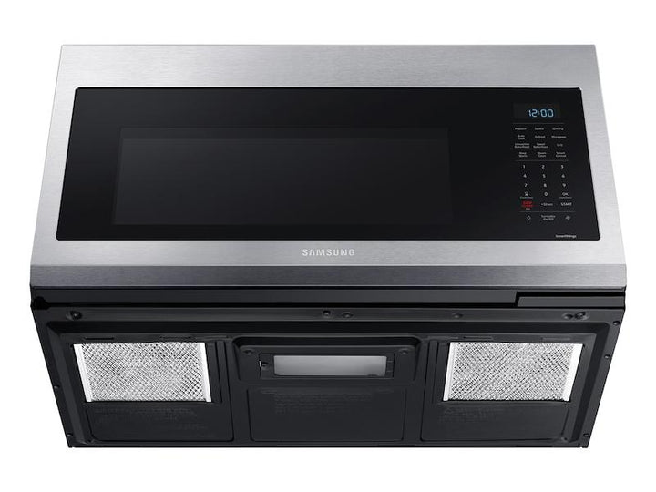 SAMSUNG MC17T8000CS 1.7 cu ft. Smart Over-the-Range Microwave with Convection & Slim Fry TM in Stainless Steel