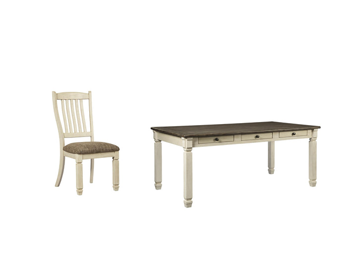 ASHLEY FURNITURE D647D1 Bolanburg Dining Table With 4 Chairs