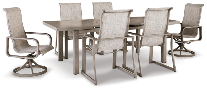 ASHLEY FURNITURE PKG014885 Outdoor Dining Table and 6 Chairs