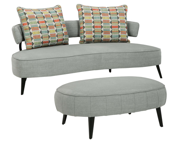 ASHLEY FURNITURE PKG007279 Sofa and Ottoman